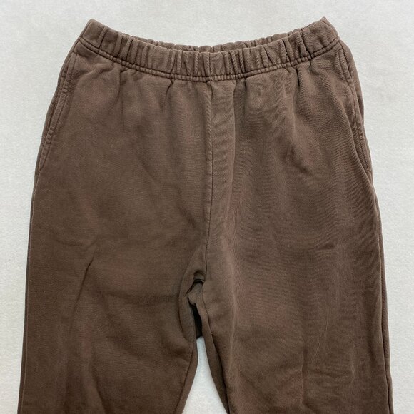 Sundae School Jogger Mens M Taupe Brown Thick Fabric Sweatpants - Picture 1 of 7
